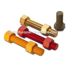 color plated stud bolts